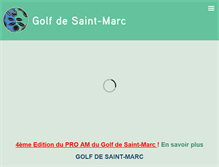 Tablet Screenshot of golfsaintmarc.com